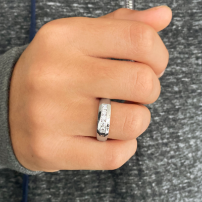 Five Stone Channel Set Ring